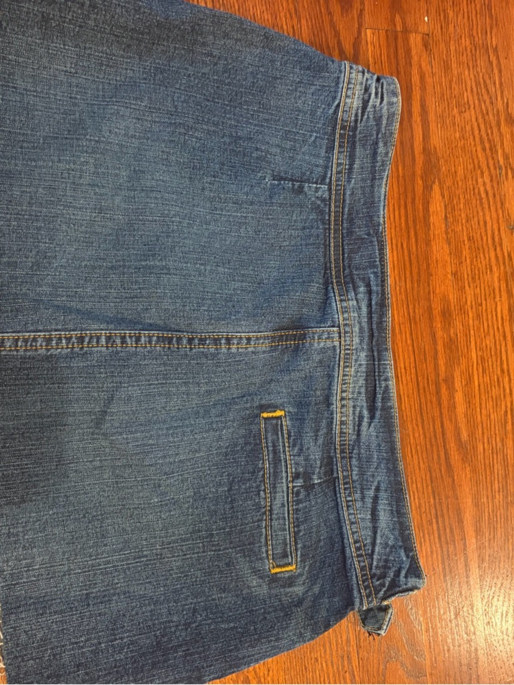 VTG Polo Ralph Lauren Women’s Y2K Mini Denim Skirt Extended Skirt Tab Size 2 - Picture 5 of 6